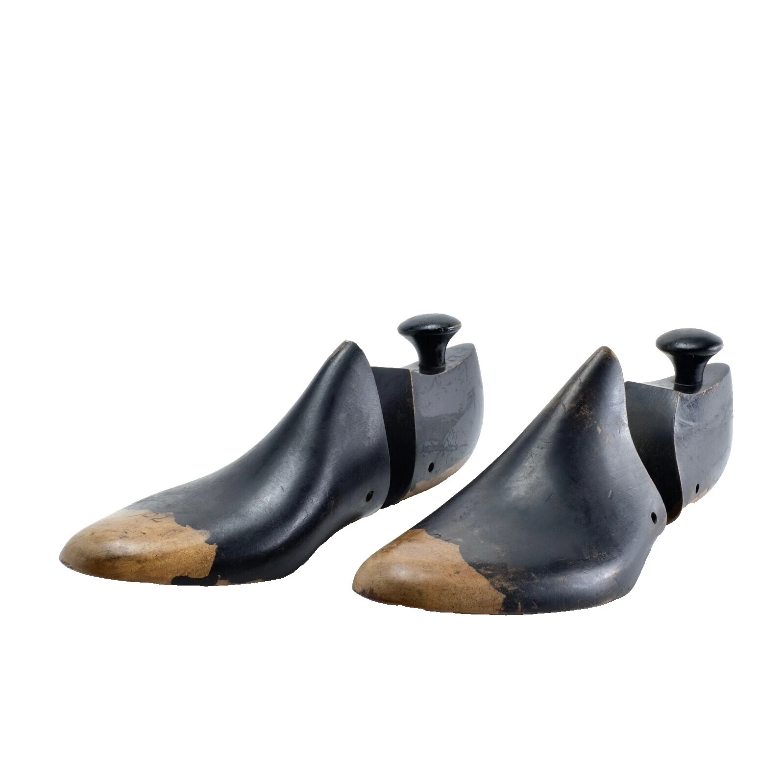 Accesorios De Zapatos Vintage Original Negro de madera