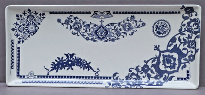 GIEN Héritage 1770 Königskuchenplatte 35,5 x15cm Craquelée Kuchenplatte Heritage