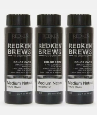 Redken Brews Camo Medium Natural x 3 - Fast Shipping.
