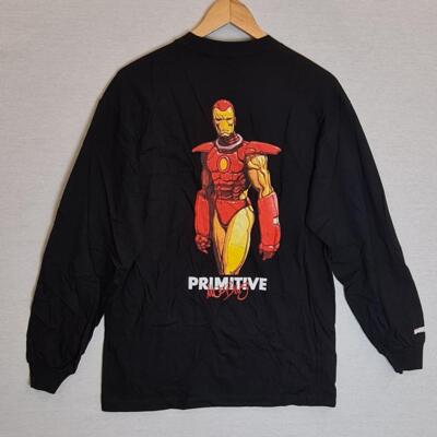 Primitive Skateboards X Marvel X Moebius Iron Man Long Sleeve