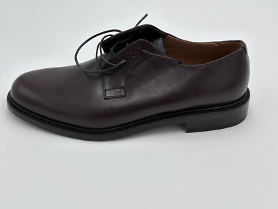 Club Monaco Calfskin Formal Lace-Ups Brown Size 10 Made In 
