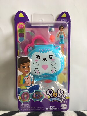 Polly Pocket Schatulle Pet Connect Hedgehog -Igel Blau