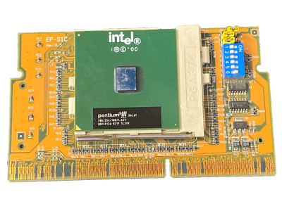 EPoX EP-S1C Intel Pentium III 370 Slot 1 Converter Card Mainboard Adapter Karte