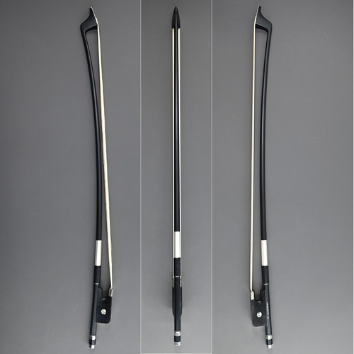 French Carbon Fiber Double Bass Bow Half Size 68.5CM Well Balance Warm Tone - Picture 4 of 7