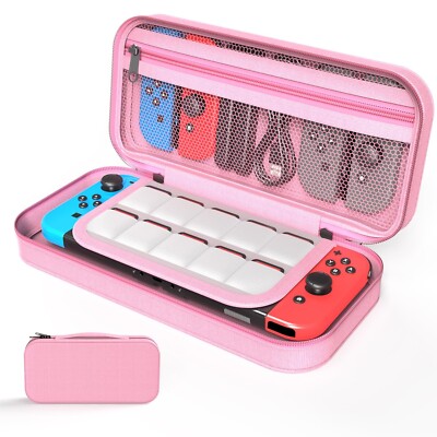 Carrying Case for Nintendo Switch, Foldable Soft Travel Case