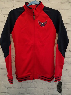 Washington Capital Official NHL full zip jacket Size GIRLS L - 14  - Brand NEW