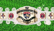 Florida Panthers NHL Ice Hockey Championship Belt Adult Size Fan Belt 2mm Brass