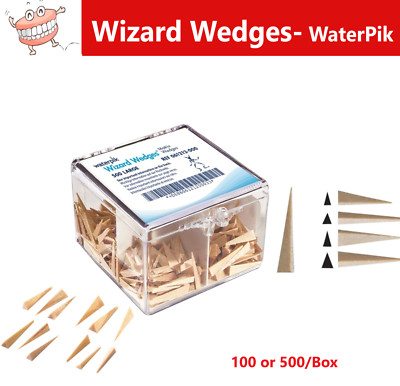 Dental Wizard Wedges Matrix Wedges Assorted, SLim Jim, 100 or 500/Bx- Water Pik