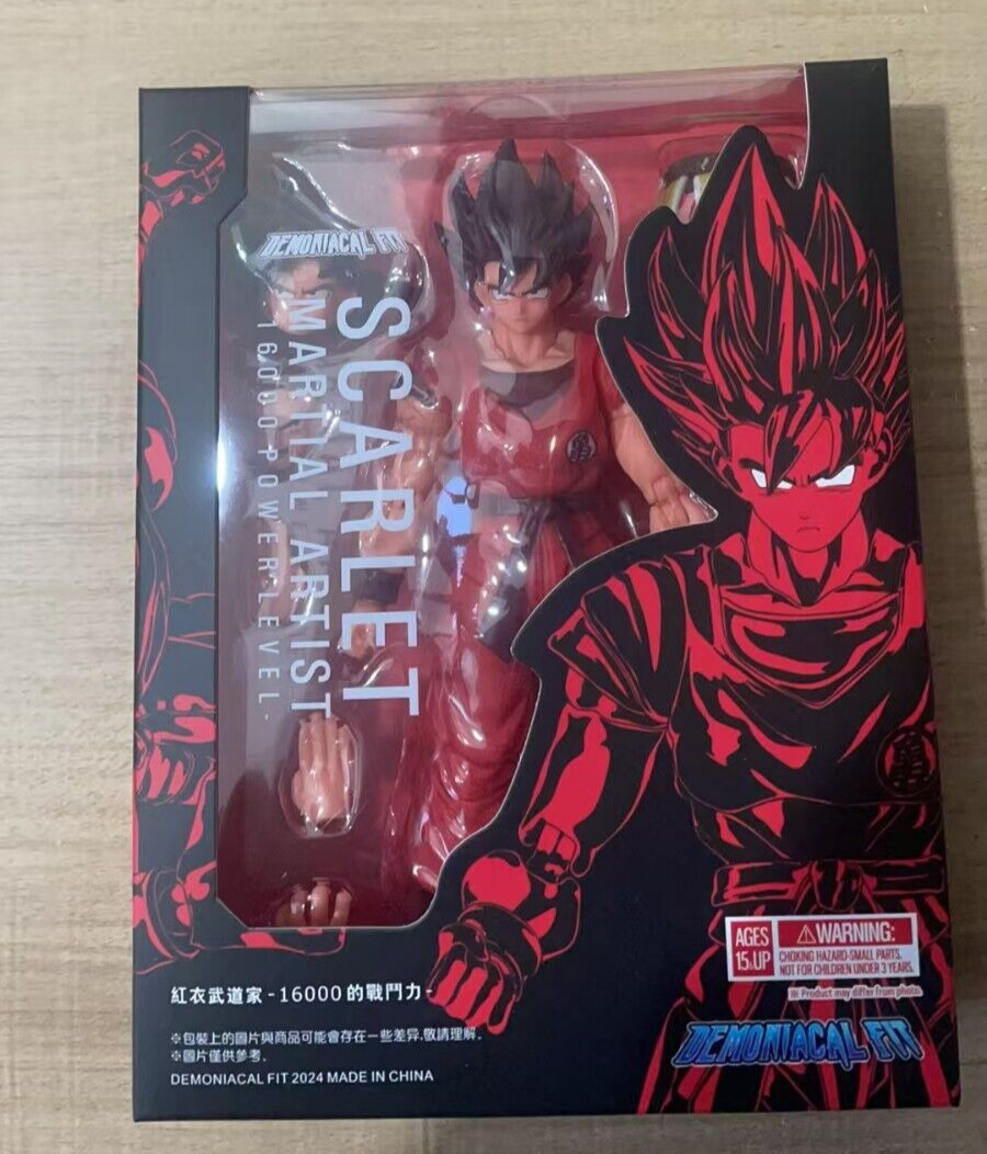 Demoniacal Fit Dragon Ball Z SHF Son Goku Kaio Ken Scarlet Martial