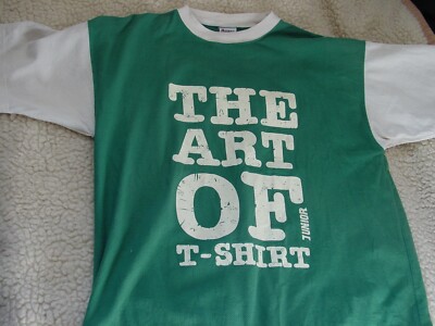 Sportliches T-Shirt - MARCA ,Gr.M, Kurzarm, grün  ''THE ART OF T-SHIRT - JUNIOR'' 