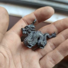 Chinese Old Bronze Copper Statue Hand Carved Dragon 80116