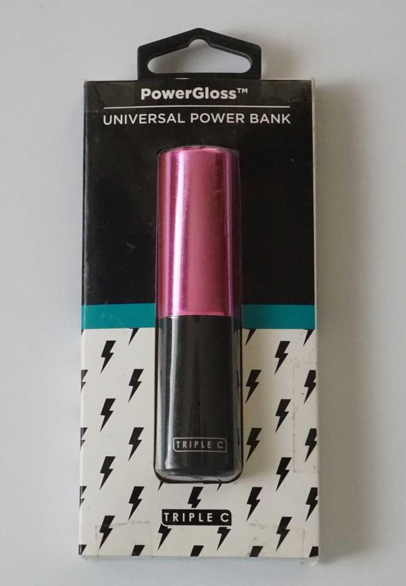 triple c lips power bank NEW Triple C Designs PowerGloss Universal Power Bank