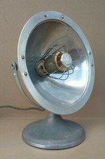 Ancien chauffage radiateur CALOR pied tulipe FONTE ALU parabole vintage MARCHE 2