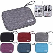 Travel Waterproof Electronics Storage Bag USB Charger Data Cable Organizer Case