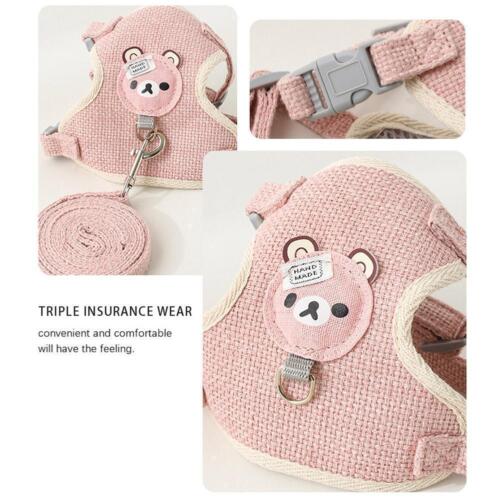 Gilet per animali domestici piccola media taglia catena cane corda petto corda HOT✨2 trazione C8 R7Z9 - Foto 17 di 28