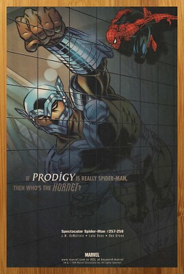1998 Marvel Comics Spider-Man Print Ad/Poster Identity Crisis Slingers Prodigy