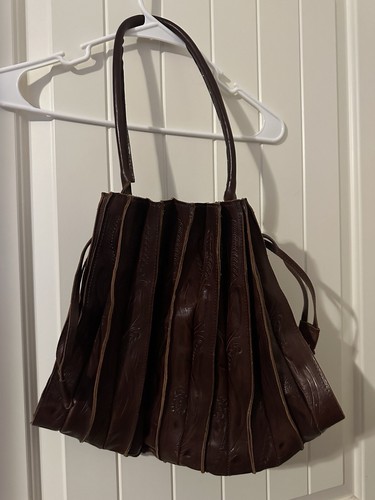 Leaders In Leder handgefertigte Bucket Bag, Vintage und Made in Paraguay
