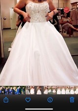 davids bridal wedding dress size 12