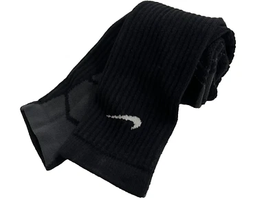 Nike Blk Sport Cushion Elite Crew Dri-Fit Socks size Large ~ PSX300 900