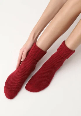 3 Pack Oroblu Hilda Socken Zopfmuster 230 den Optik Wolle-Kaschmir-Mix