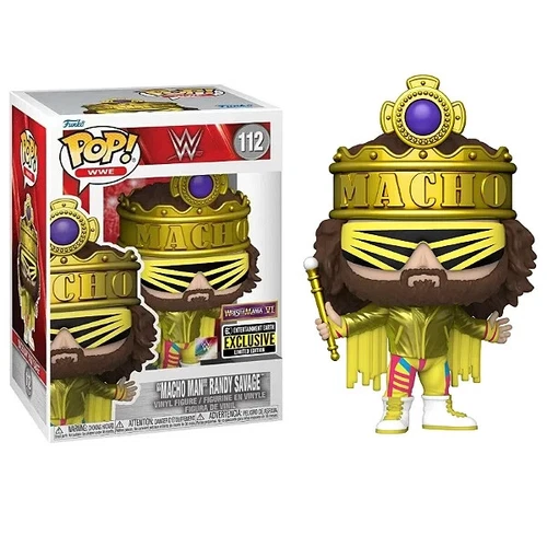 Funko Pop WWE 112 Macho Man Randy Savage Vinyl Figure WrestleMania VI EE