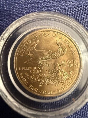 2000 $5 American Gold Eagle - 1/10 oz Fine Gold - "Gold Coin of the Millennium"