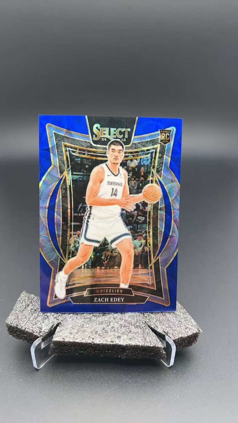 2024-25 Panini Select Zach Edey RC Blue Scope /249 Concourse #16400 Tao