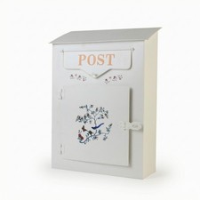 Wall-Mounted Mailbox Metal Wall Mailbox Outdoor for Porch, Garden, Homeowners