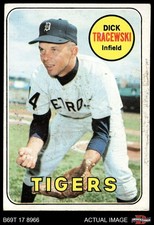 1969 Topps #126 Dick Tracewski Tigers 3 - VG