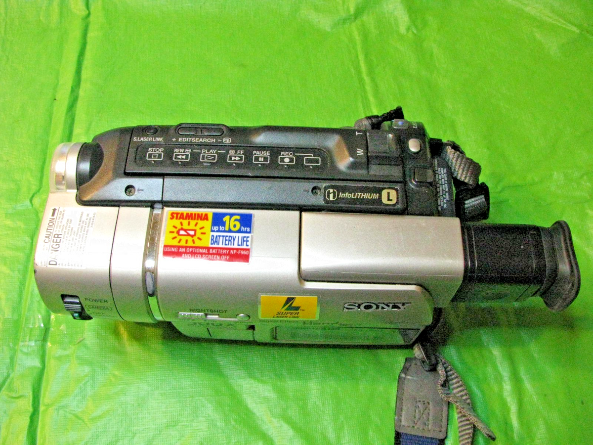 Sony Handycam CCD-TRV87 Hi-8 Analog Camcorder for sale online | eBay