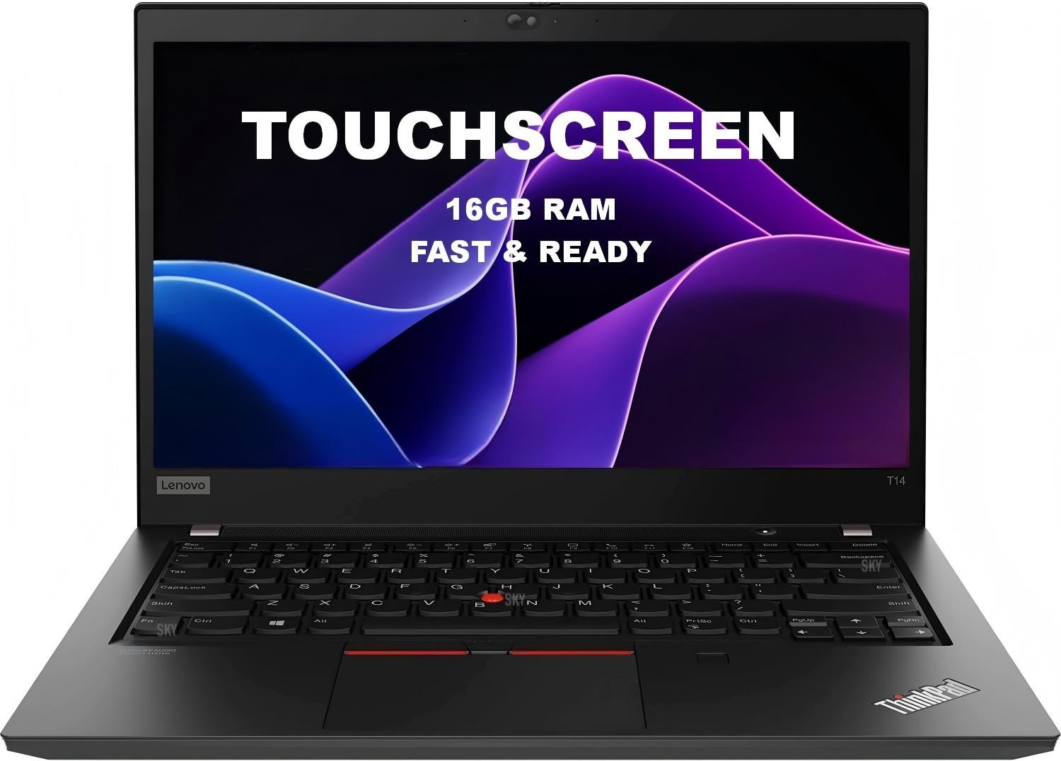 Lenovo ThinkPad T14, 14-Inch Laptop, with i7-10610U, 512 GB NVMe (Non-Volatile Memory Express), Windows 11 Pro