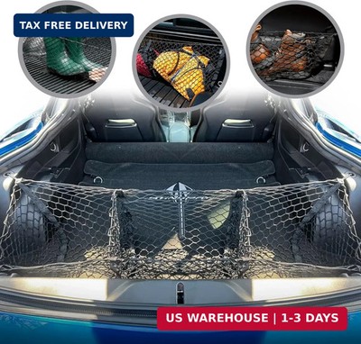 Envelope Style Trunk Mesh Cargo Net for Chevrolet Corvette 2015-2025 - Car Acces
