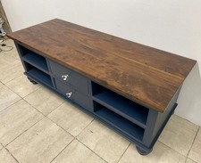 A unique and quirky artisan large tv unit beautifully restored and ready to use