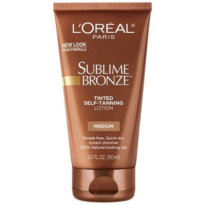 Sublime Bronze Tinted Self Tanning Lotion, Medium Natural Tan 5 fl. Oz