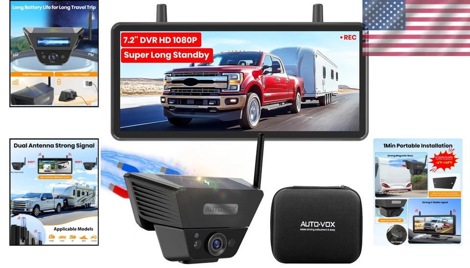 Waterproof RV Camera with Extreme Temperature Resistance - Image 2 of 4