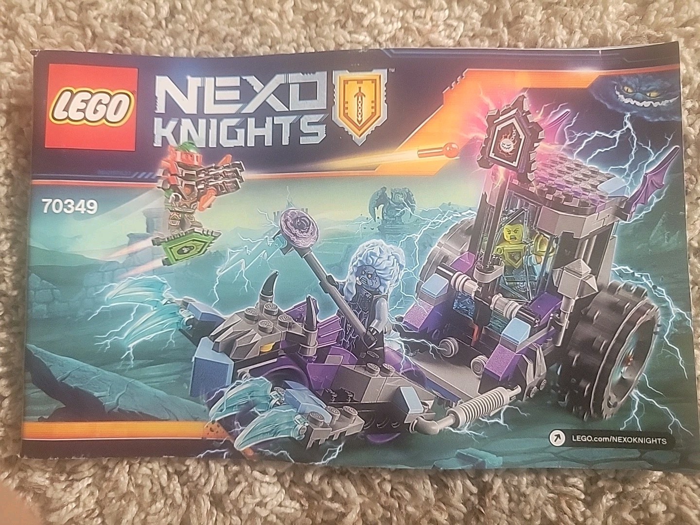 Lego NEXO Knights #70349 "Ruina's Lock & Rolle" Instructions ONLY!!!! MANUAL