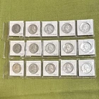 Washington Silver Quarters 25C Lot 1962-1964 P & D Business Strike .900 Fine
