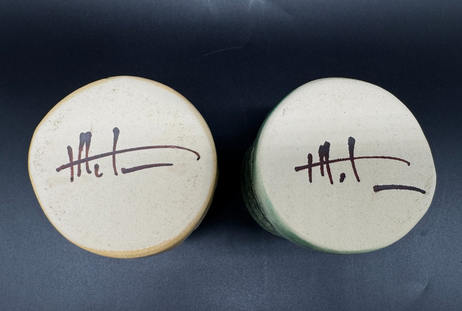 Terra Cottage Conversation Mugs Signed Michael Terra thumbnail 5