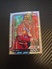 2025 F1 Topps Chrome Logofractor - Carlos Sainz GP Winner Mexico 112