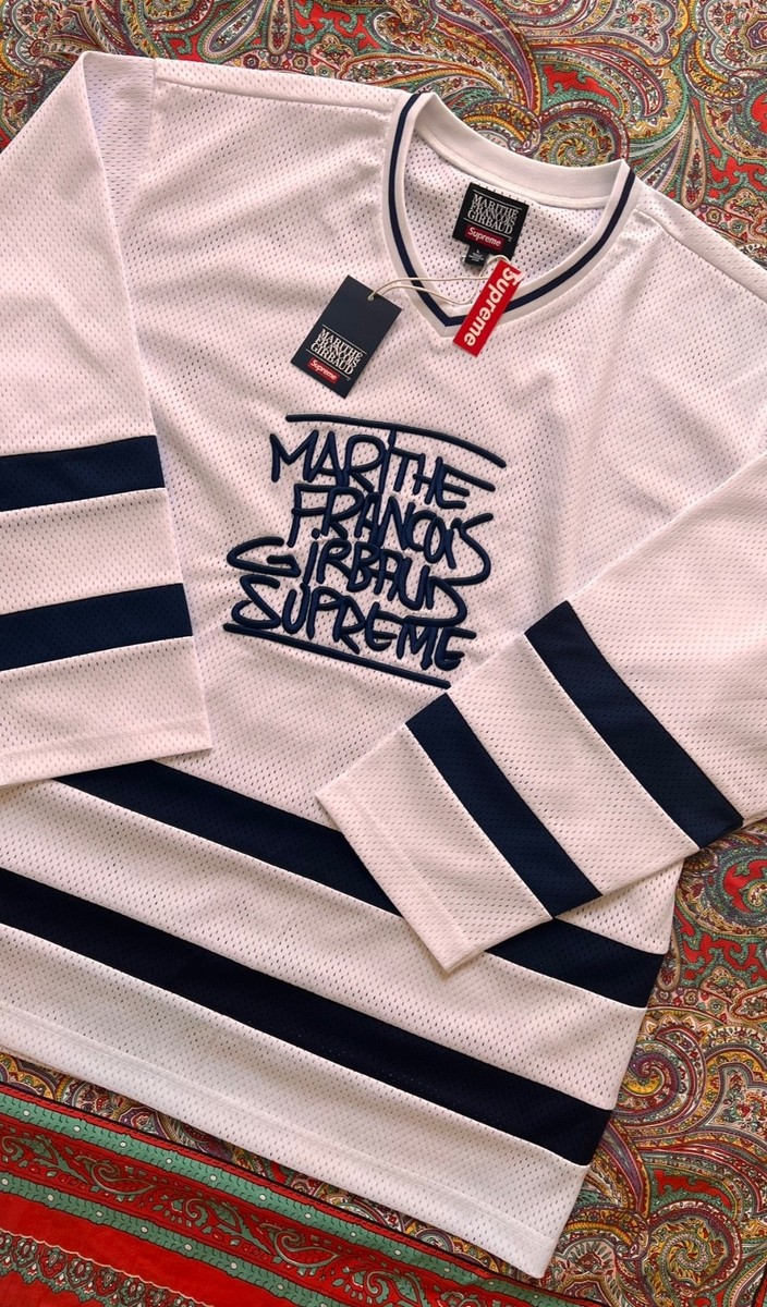Supreme Marithé Francois Girbaud hockey jersey foot ballsport game