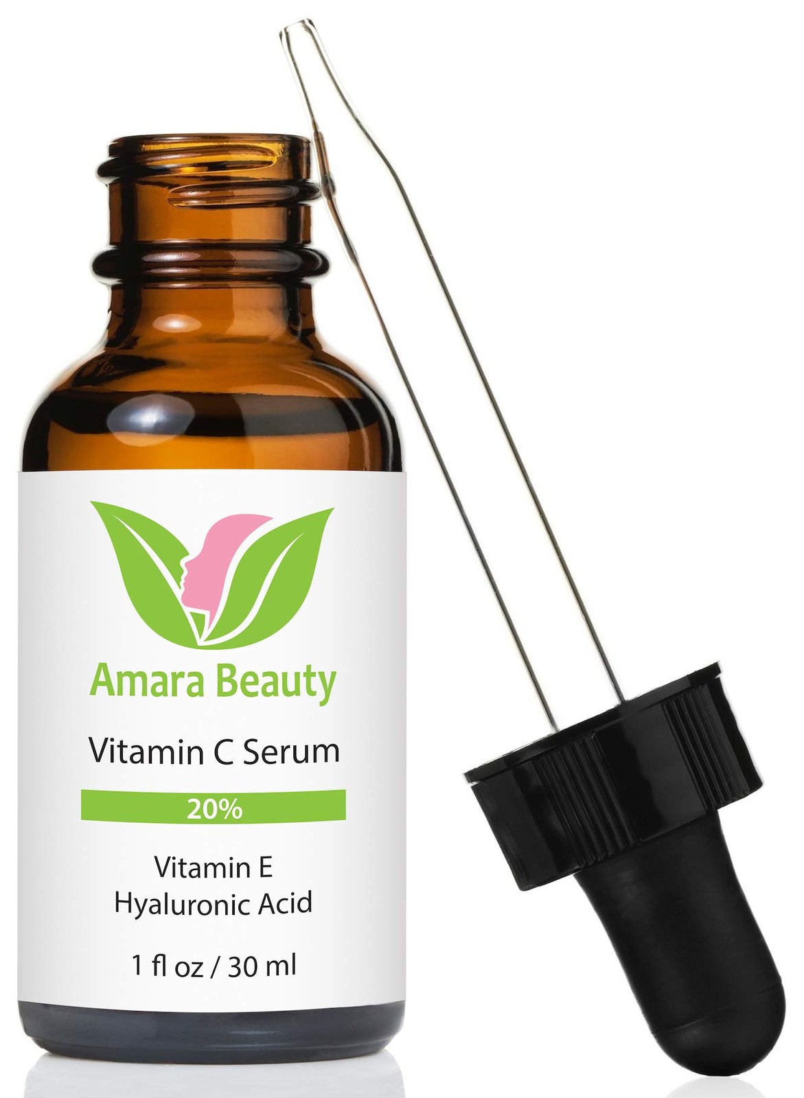 For Face 20% With Hyaluronic Acid & Vitamin E, 1 Fl. Oz.
