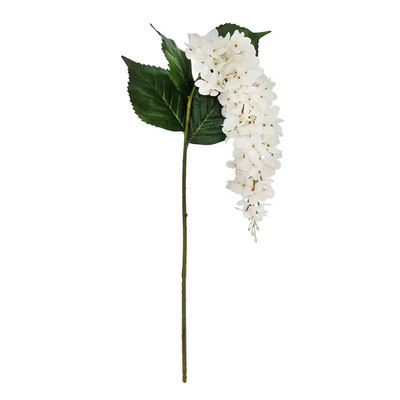 27'' Wisteria Stem Light Cream White Hydrangea Hanging Stem by Ashland