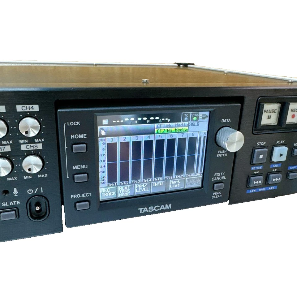 TASCAM HS-P82N Portable 8-Track Field Recorder Digital Multitrack Tested Japan - Image 3 of 4