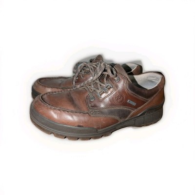 Ecco-Track 25 Low Leather Gore-Tex Shoe Men 9 US EUR 43 Brown