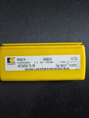 Kennametal NR3031R KC730 Top Notch Carbide Groove & Turn Insert USA Made