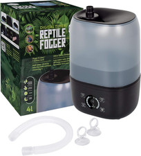 Ultrasonic Reptile Fogger Humidifier - Digital Timer Terrarium Fogger - Dry-Run