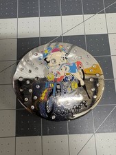 BIKER BETTY BOOP RHINESTONE MOTORCYCLE BELT BUCKLE