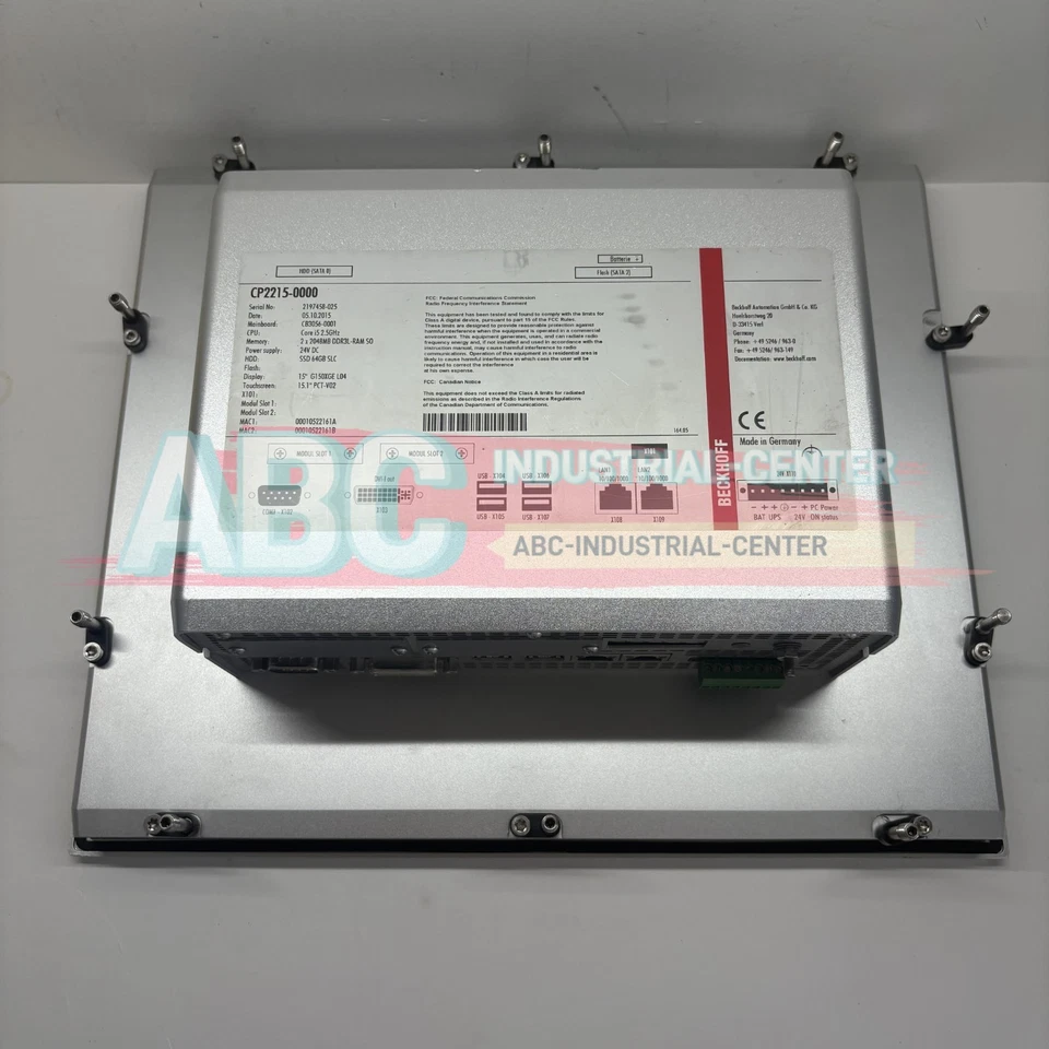 1pcs Used Beckhoff CP2215-0000 Panel touch screen# - Image 2 of 4