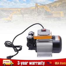 Self-priming Gear Electric Oil Transfer Pump For Fuel 60HZ 16 GPM AC 110V US NEW