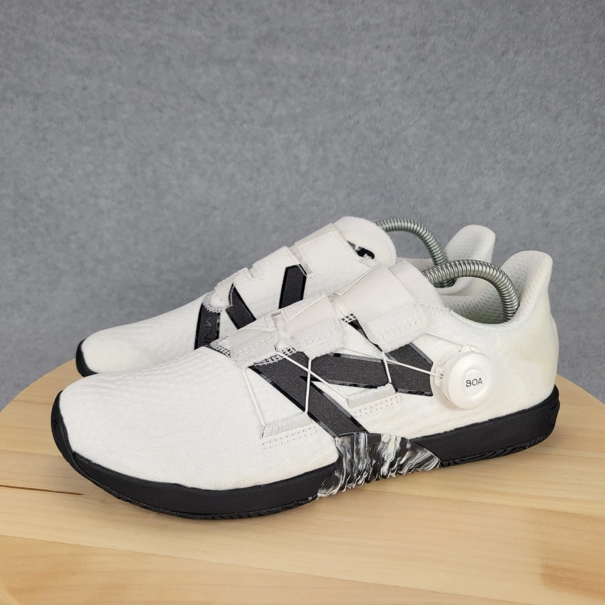 New Balance Minimus TR BOA White Black Shoes MXMTRBW1 Mens 9 